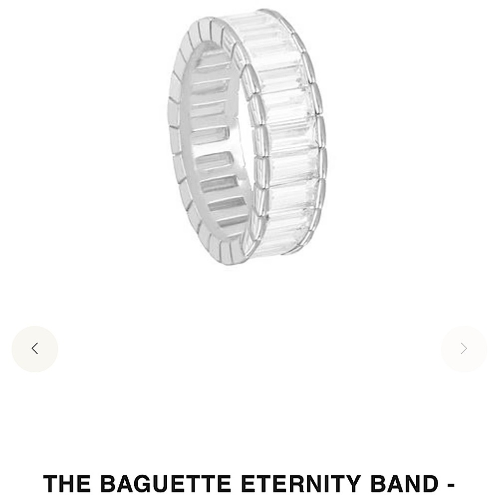 925 sterling silver eternity band